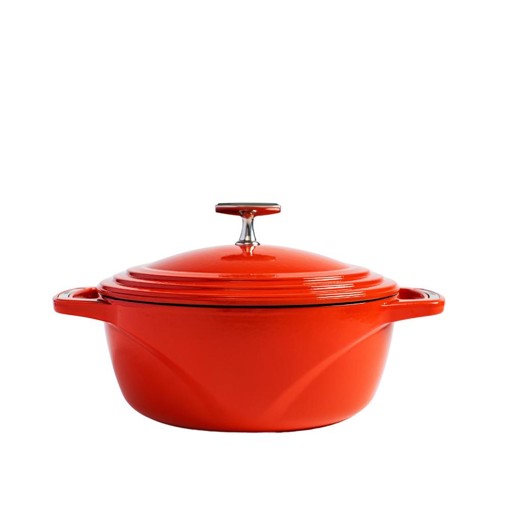 Lodge USA Enamel Dutch Oven 4.25L 26cm Cherry On Top